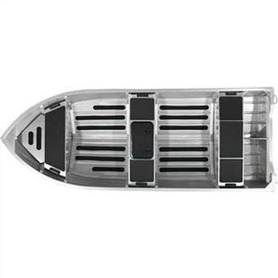 14 láb hosszú alumínium V héjú, széles sugarú horgászcsónak